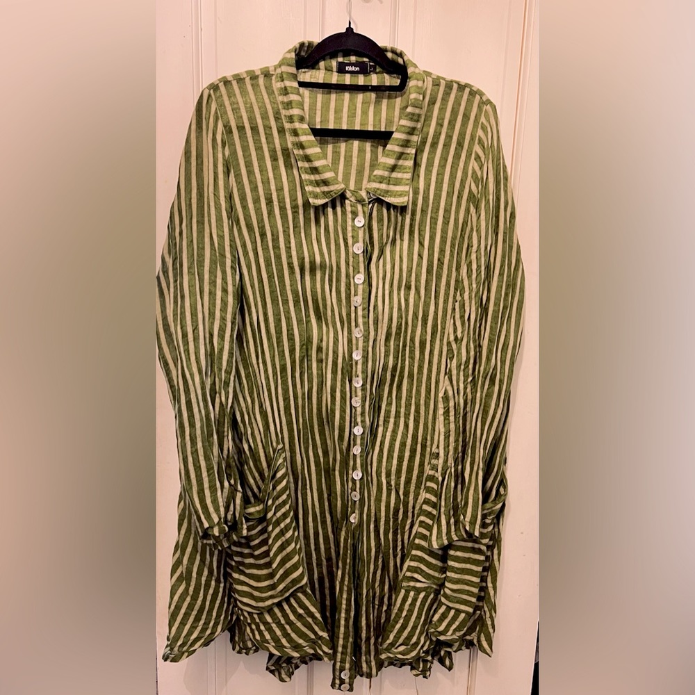 vintage linen swing top